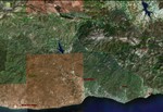 Ya se distingue perfectamente el pantano de la Vi�uela.Los diferentes colores se deben a distintas resoluciones de la foto. Zone Diet