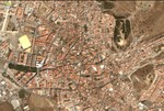 Vista General de V�lez con la Fortaleza, el Cerro y el Paseo Viejo Volver a axarquia