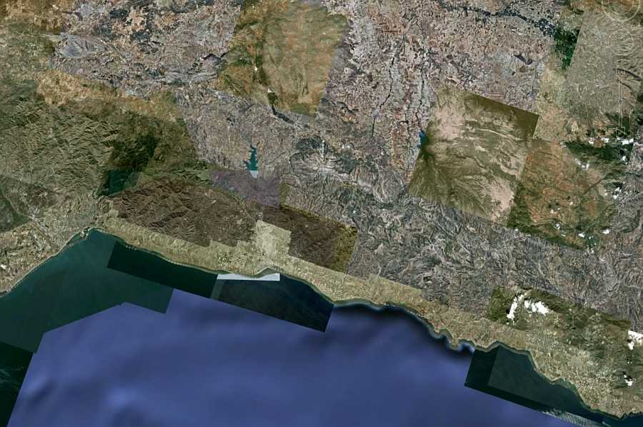 La Axarquía en Google Earth
